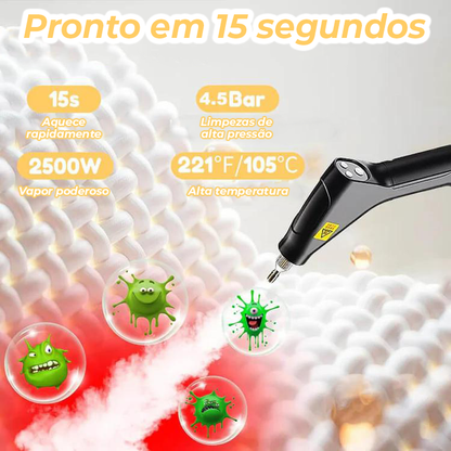 Máquina de limpeza a vapor pressurizada tudo-em-um