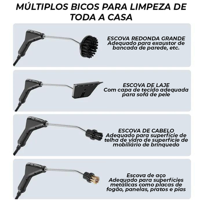 Máquina de limpeza a vapor pressurizada tudo-em-um